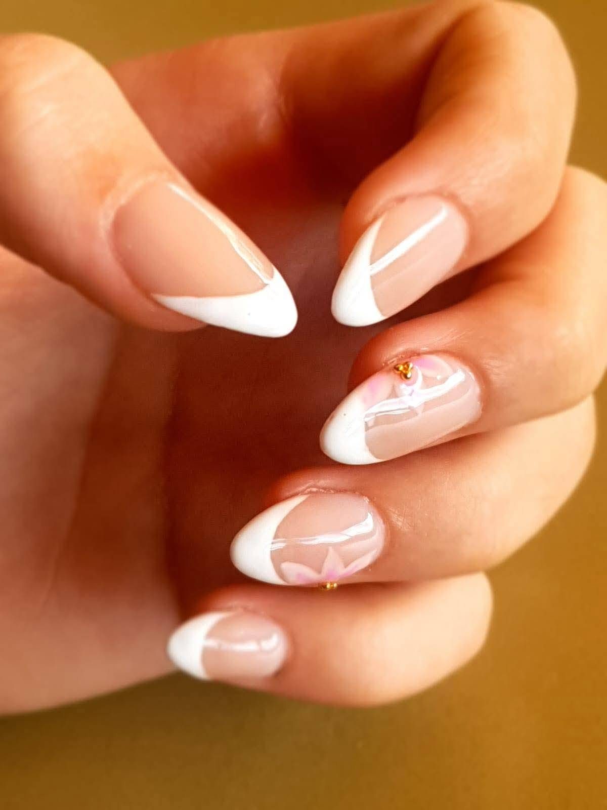 Short French Tip Design